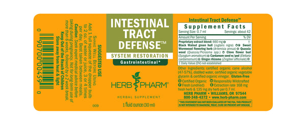 Herb Pharm Intestinal Tract Defense 1oz-Tinctures-The Scarlet Sage Herb Co.