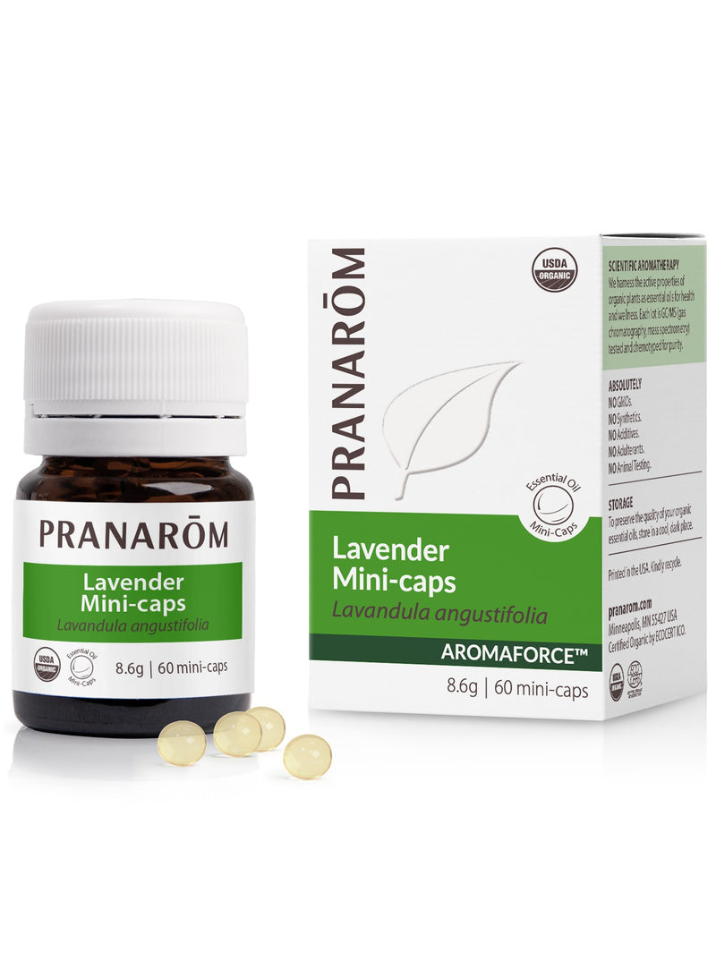 Pranarom Mini Caps Lavender 60ct-The Scarlet Sage Herb Co.