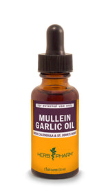 Herb Pharm Ear Oil Mullein Garlic 1oz-Tinctures-The Scarlet Sage Herb Co.