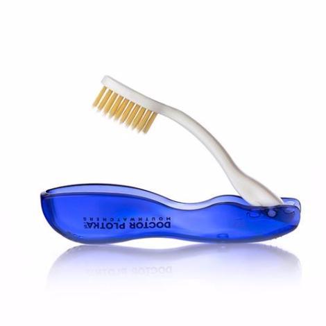 Mouth Watchers Toothbrush Travel Blue-Default-The Scarlet Sage Herb Co.
