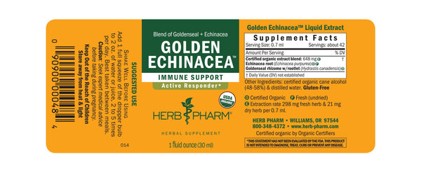 Herb Pharm Golden Echinacea 1oz-Tinctures-The Scarlet Sage Herb Co.