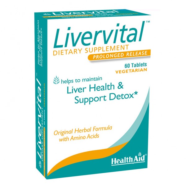 Health Aid Livervital 60ct-Supplements-The Scarlet Sage Herb Co.