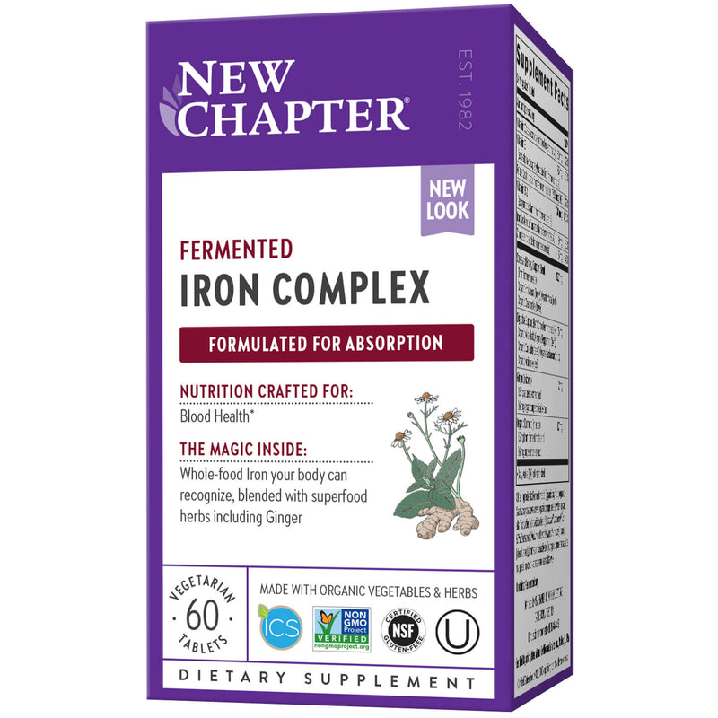 New Chapter Iron Food Complex 60ct-Supplements-The Scarlet Sage Herb Co.