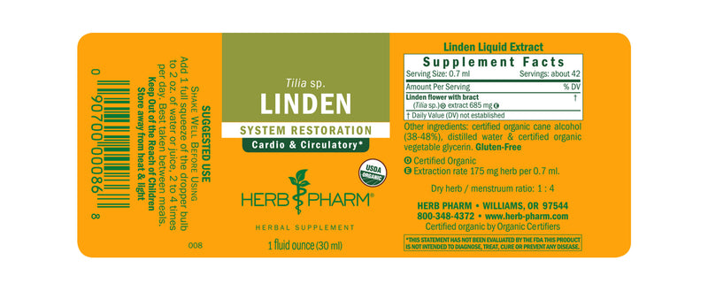 Herb Pharm Linden 1oz