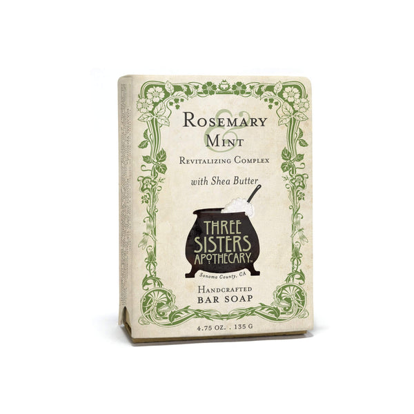 Three Sisters Apothecary Bar Soap Rosemary Mint