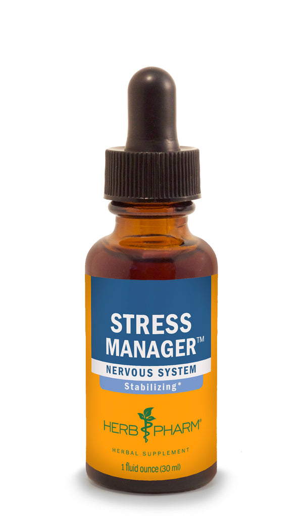 Herb Pharm Stress Manager 1oz-Tinctures-The Scarlet Sage Herb Co.