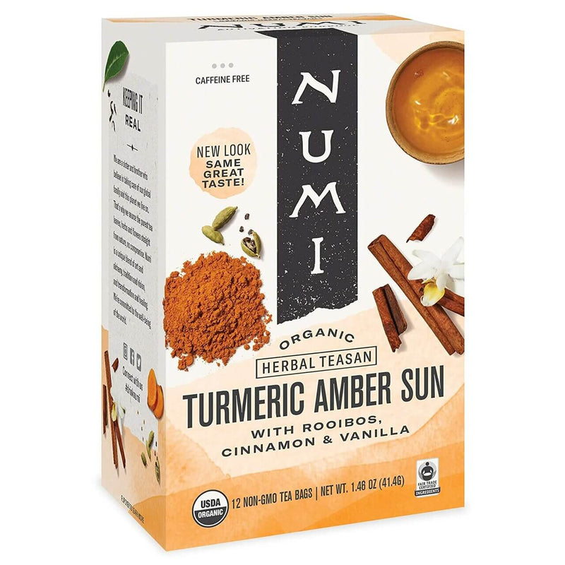 Numi Tea Turmeric Amber Sun 12Ct