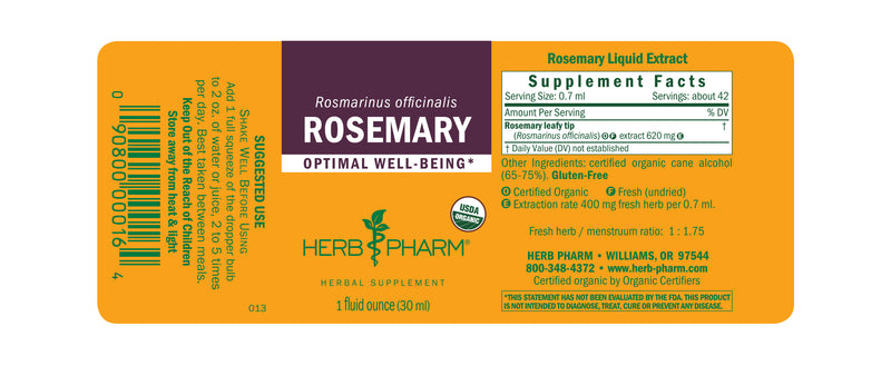 Herb Pharm Rosemary 1oz