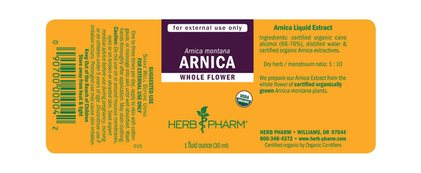 Herb Pharm Arnica 1oz-Tinctures-The Scarlet Sage Herb Co.