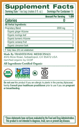 Traditional Medicinals Ginger Aid 16Ct-Teas-The Scarlet Sage Herb Co.