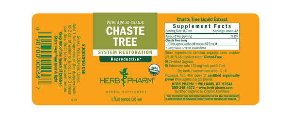 Herb Pharm Chaste Tree