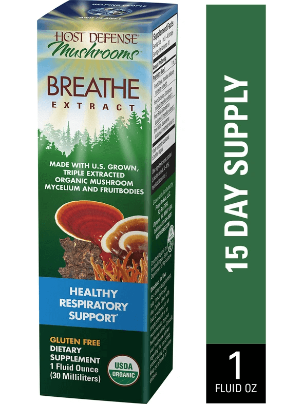 Host Defense Breathe Extract 1oz - The Scarlet Sage Herb Co.