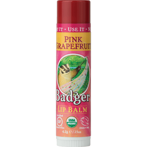 Badger Lip Balm Pink Grapefruit .15oz - The Scarlet Sage Herb Co.