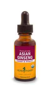 Herb Pharm Asian Ginseng 1oz-Tinctures-The Scarlet Sage Herb Co.