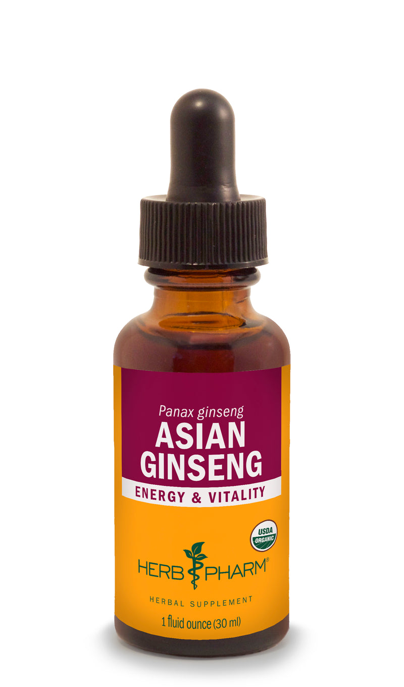 Herb Pharm Asian Ginseng 1oz-Tinctures-The Scarlet Sage Herb Co.