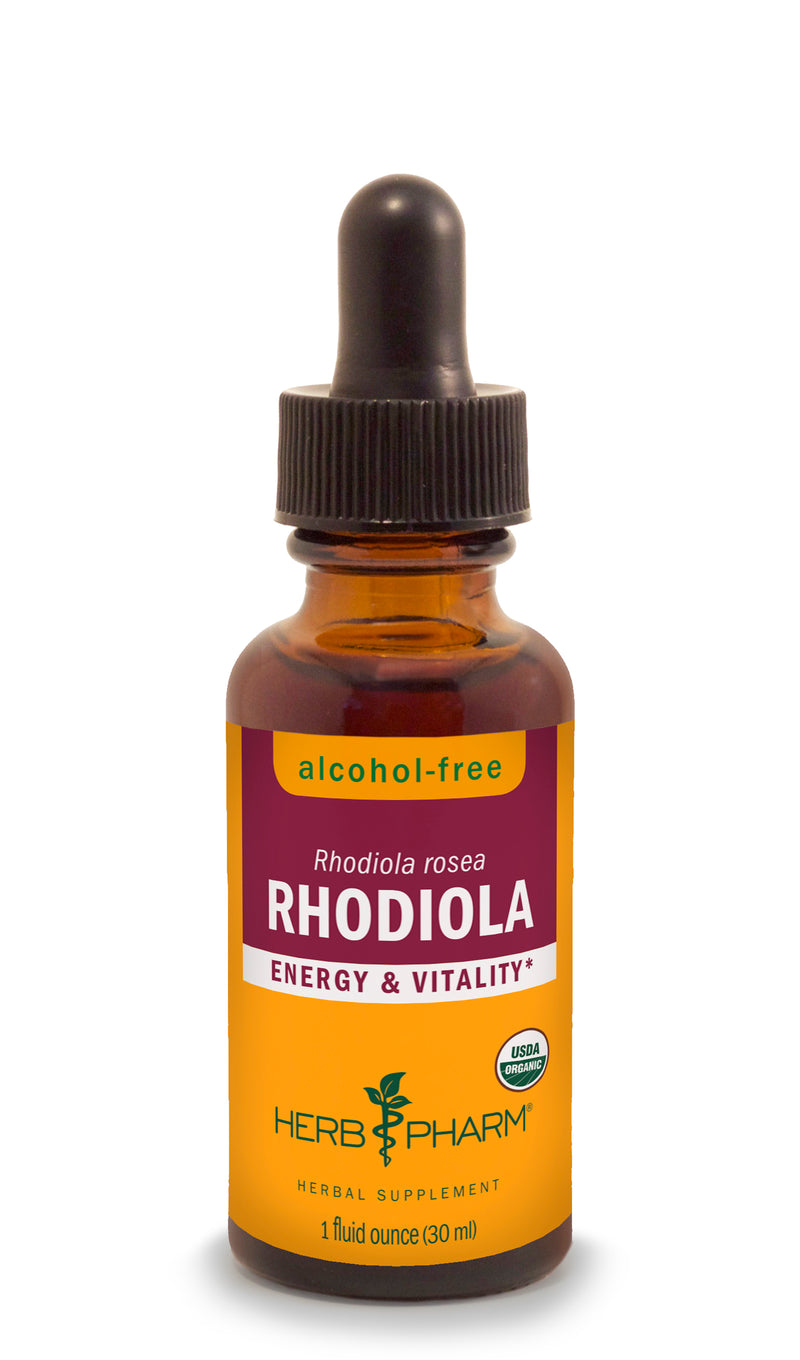 Herb Pharm Glycerite Rhodiola 1oz-Tinctures-The Scarlet Sage Herb Co.