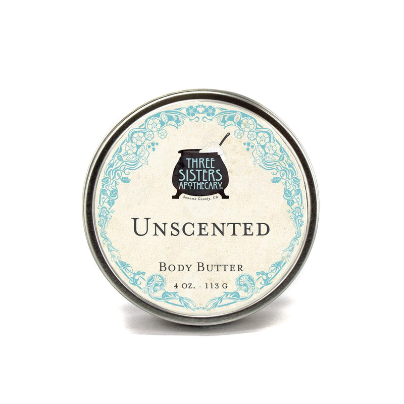 Three Sisters Apothecary Body Butter Unscented 4oz