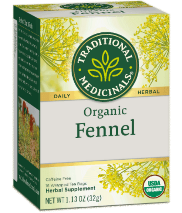 Traditional Medicinals Fennel 16ct-Teas-The Scarlet Sage Herb Co.