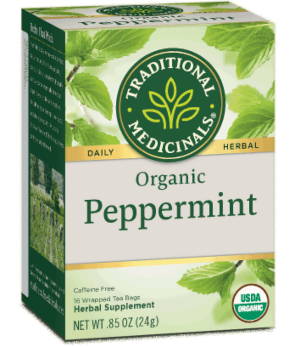 Traditional Medicinals Peppermint 16Ct-Teas-The Scarlet Sage Herb Co.
