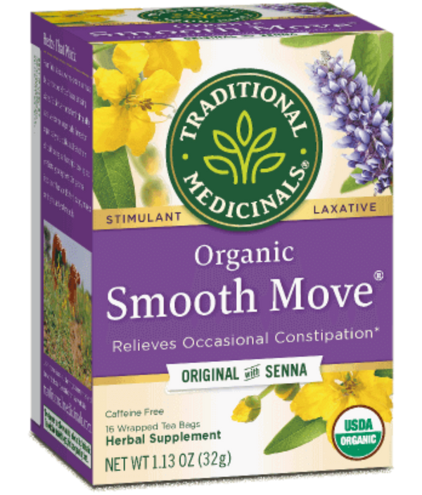 Traditional Medicinals Smooth Move 16Ct-Teas-The Scarlet Sage Herb Co.