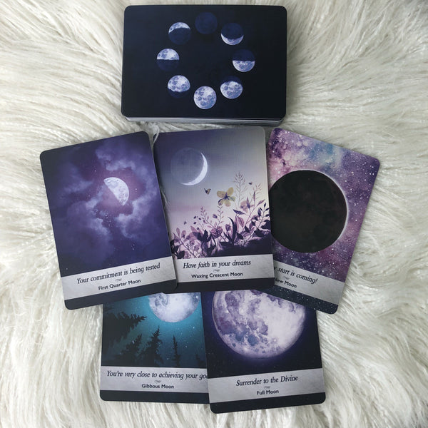 Moonology Oracle Cards-The Scarlet Sage Herb Co.