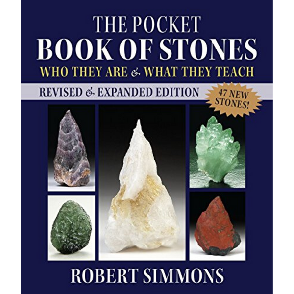 The Pocket Book Of Stones by Robert Simmons-Books-The Scarlet Sage Herb Co.