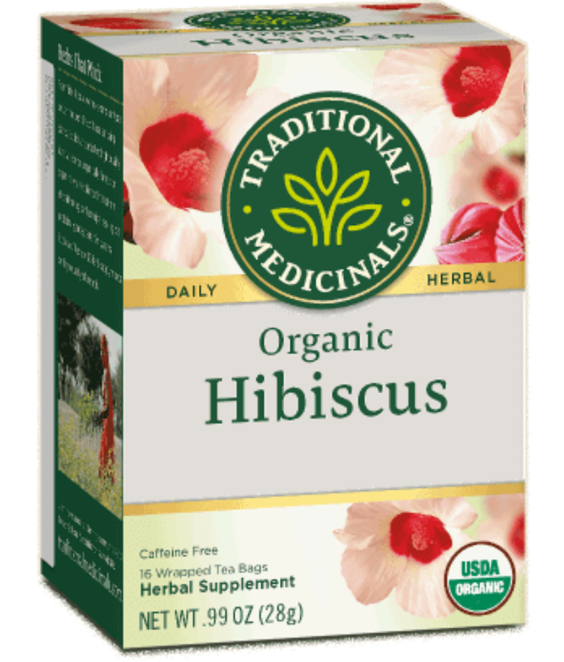 Traditional Medicinals Hibiscus 16Ct-Teas-The Scarlet Sage Herb Co.