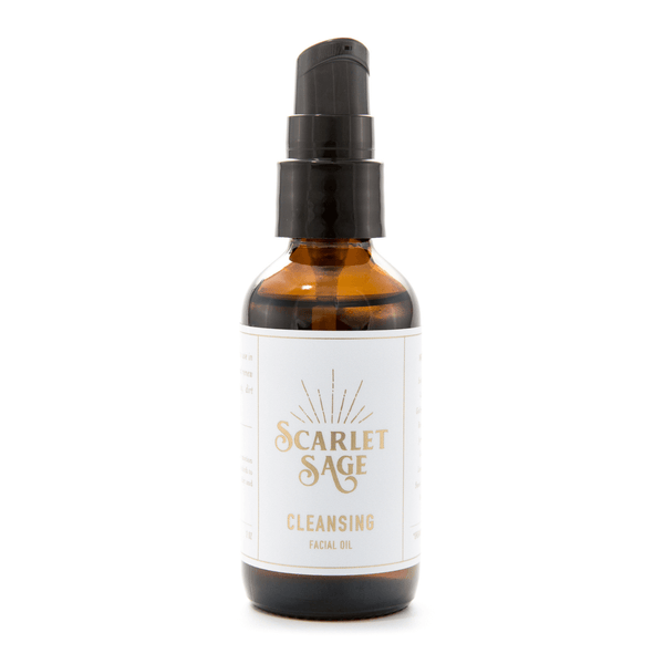 Cleansing Facial Oil - The Scarlet Sage Herb Co.