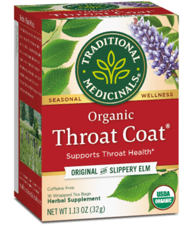Traditional Medicinals Throat Coat 16ct-Teas-The Scarlet Sage Herb Co.
