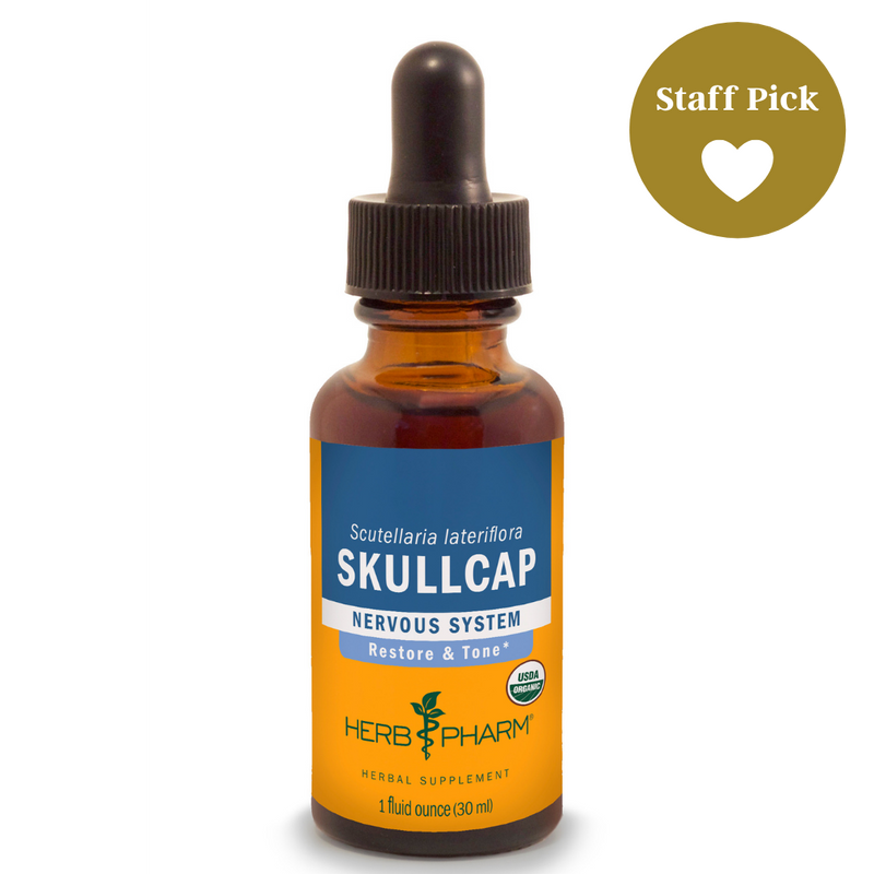Herb Pharm Skullcap 1oz-Tinctures-The Scarlet Sage Herb Co.