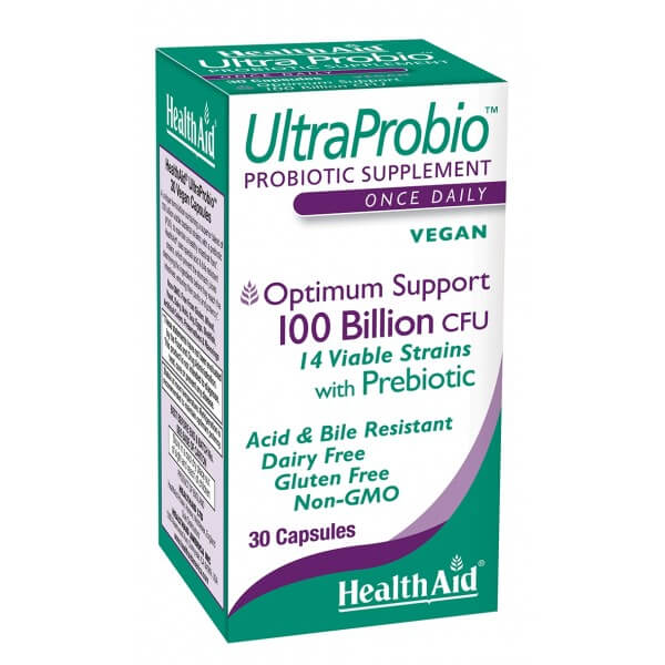 Health Aid UltraProbio 100 Billion Delayed Release 30ct - The Scarlet Sage Herb Co.
